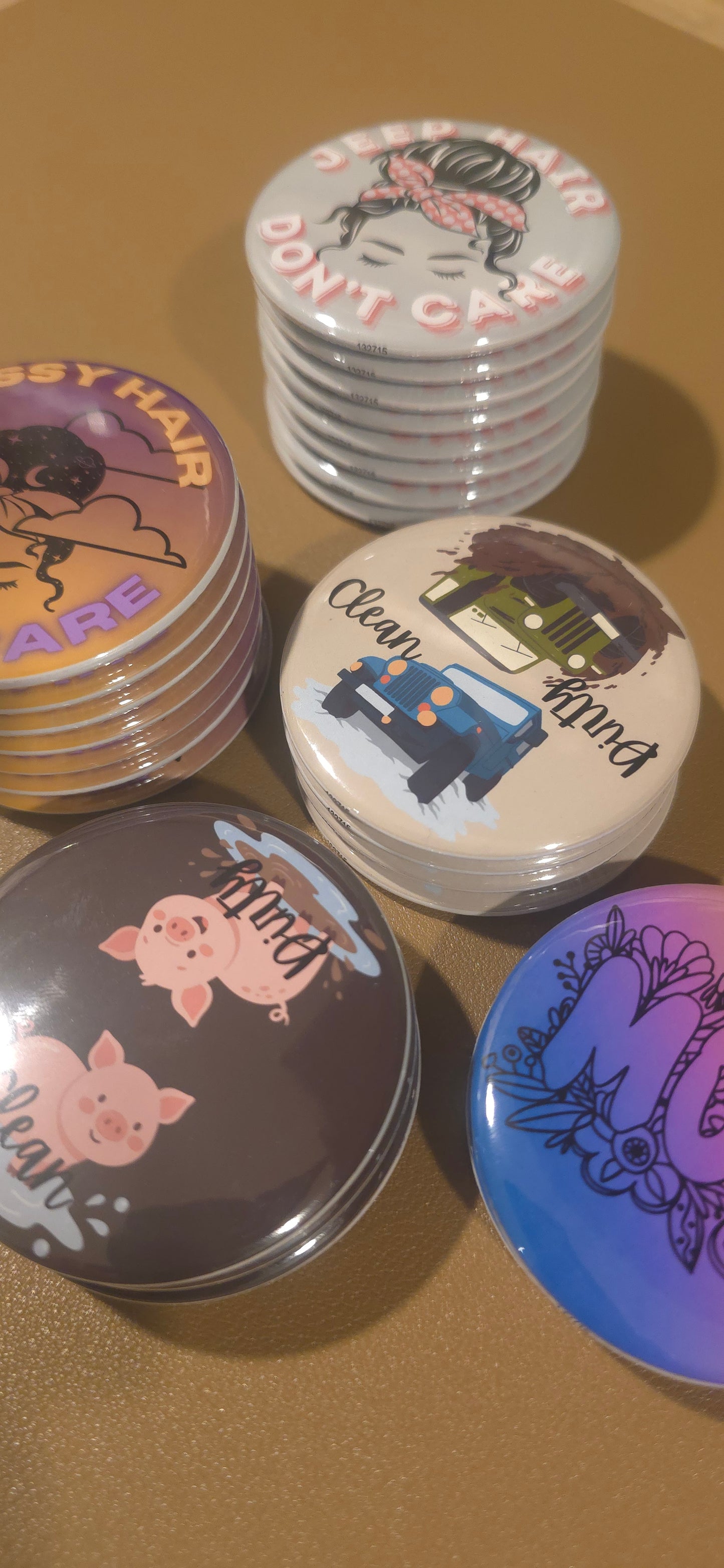 Custom 2.25 Round Photo Magnets (set of 9)