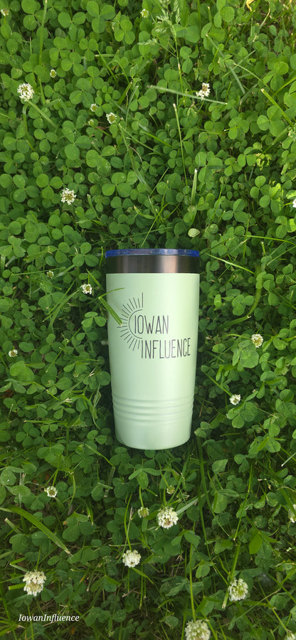 IowanInfluence Logo 20oz. Tumbler - Limited Edition Color - Summer Sage