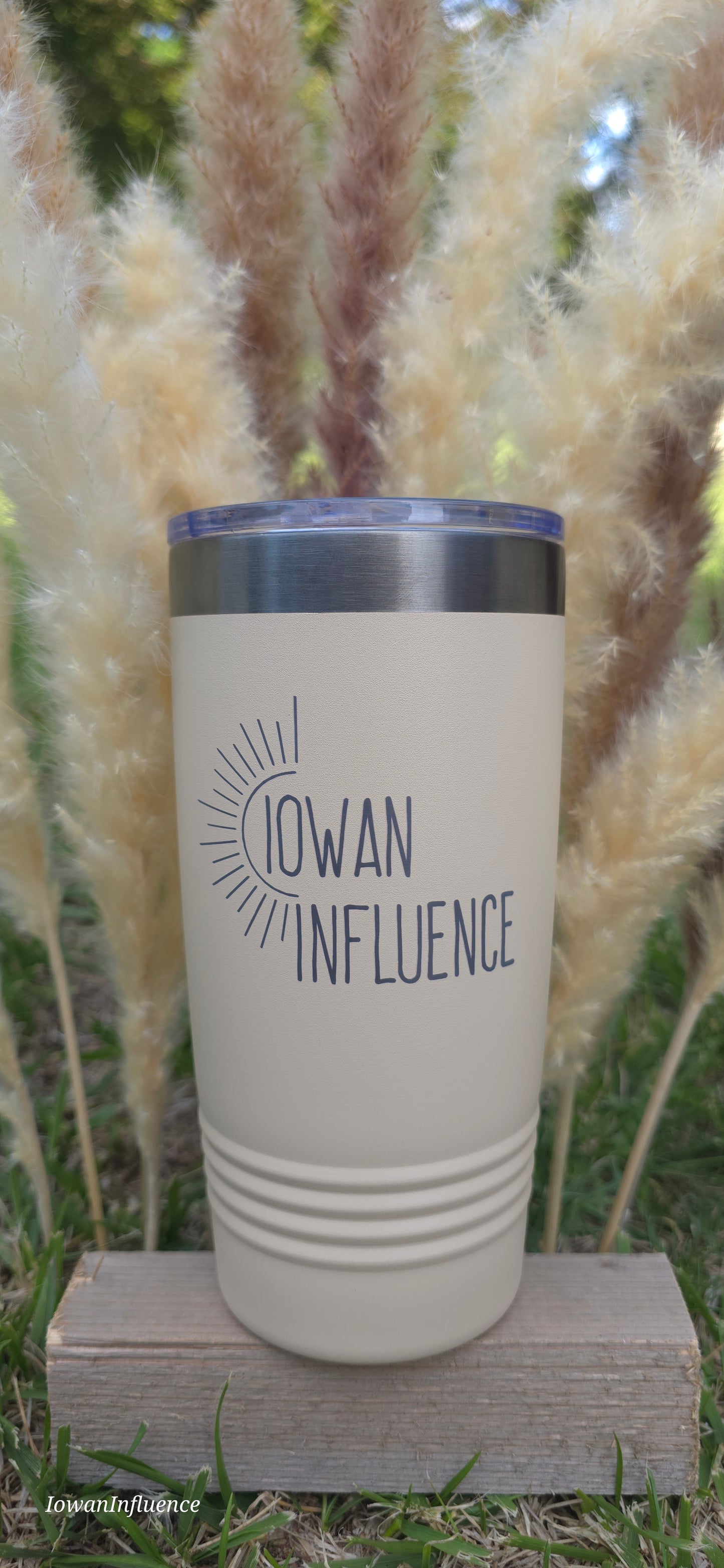 IowanInfluence Logo 20oz. Tumbler - Limited Edition Color - Warm Sand