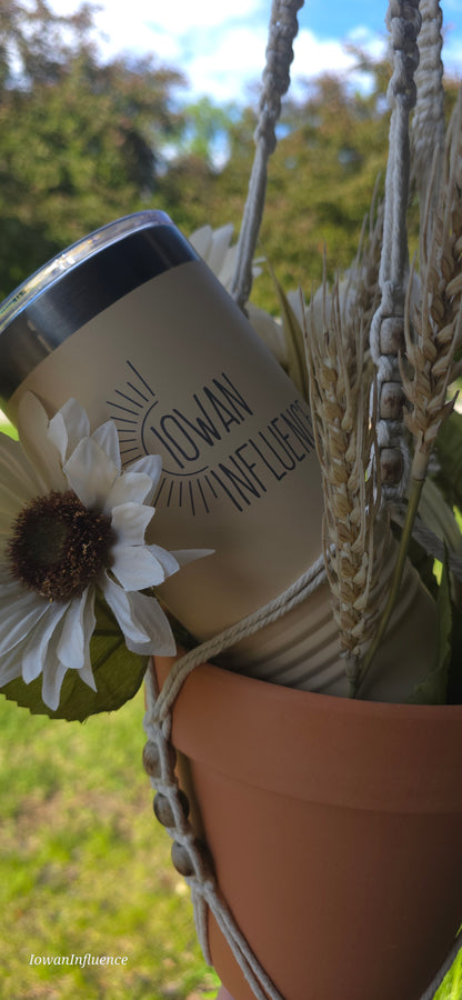 IowanInfluence Logo 20oz. Tumbler - Limited Edition Color - Warm Sand