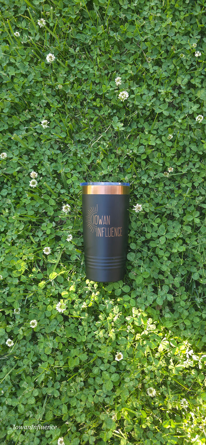 IowanInfluence Logo 20oz. Tumbler - Black