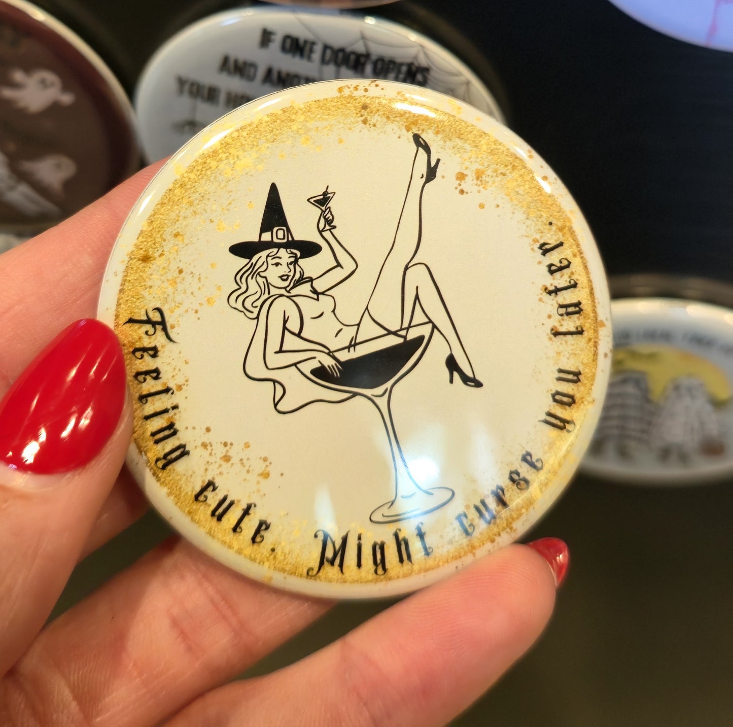 Halloween Magnet Set - Round