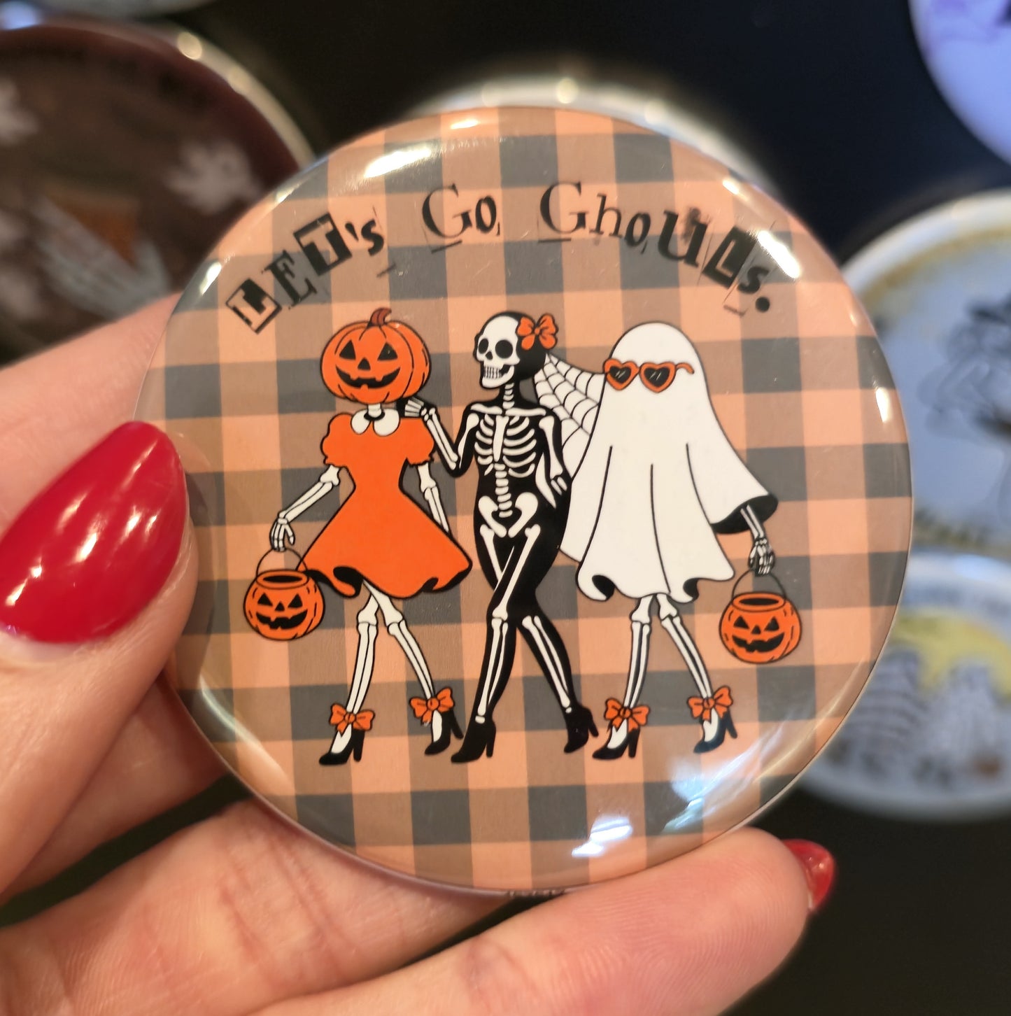 Halloween Magnet Set - Round