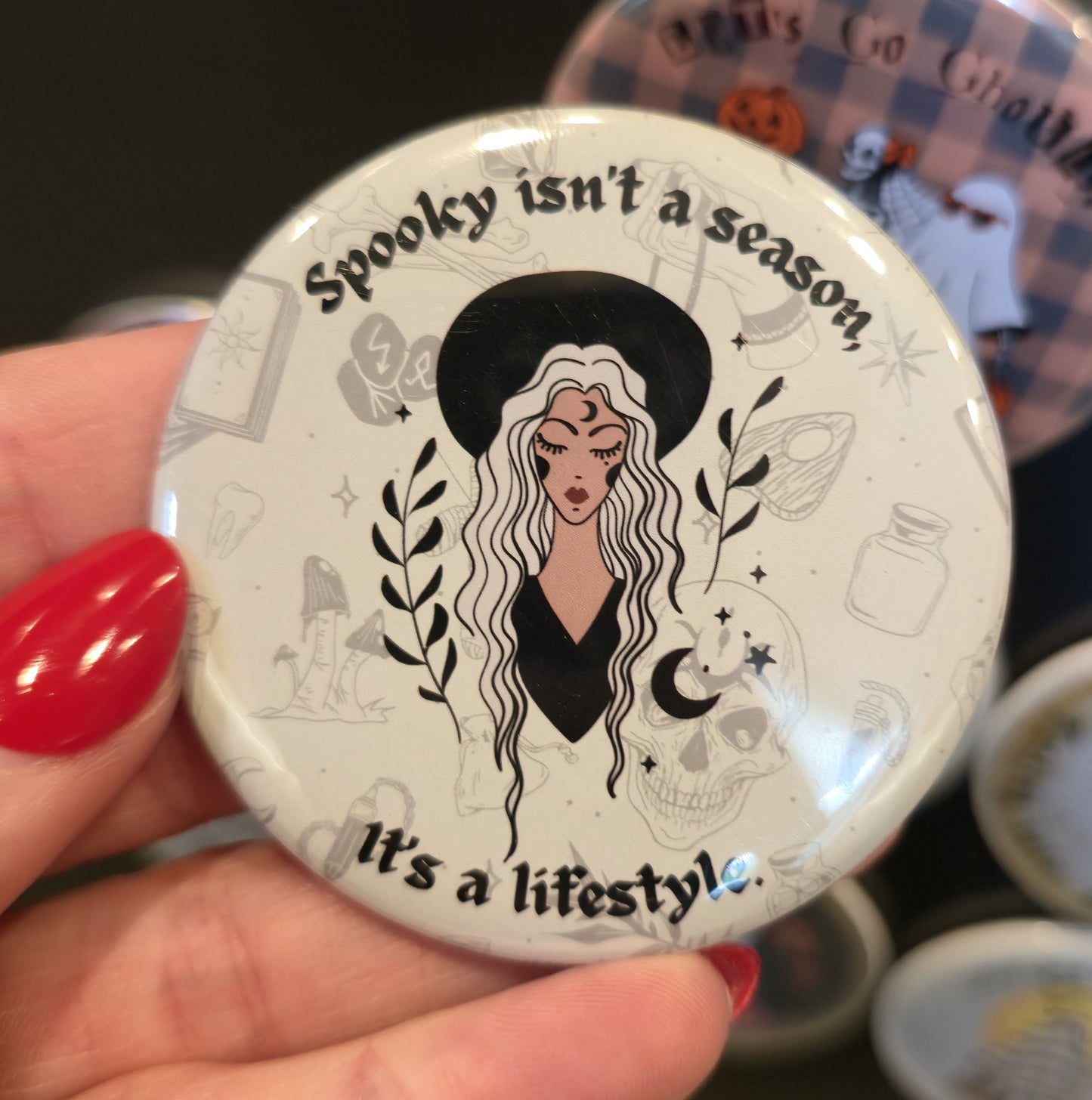 Halloween Magnet Set - Round