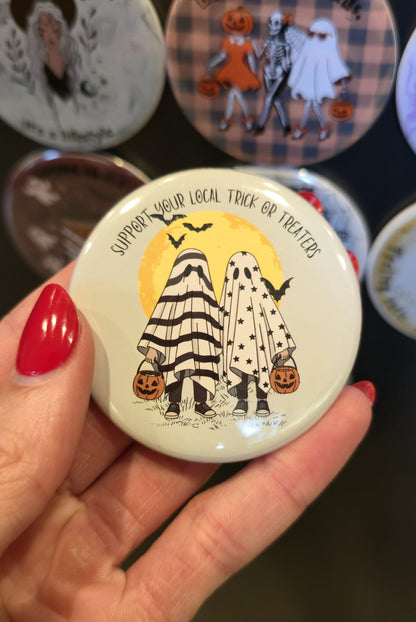 Halloween Magnet Set - Round