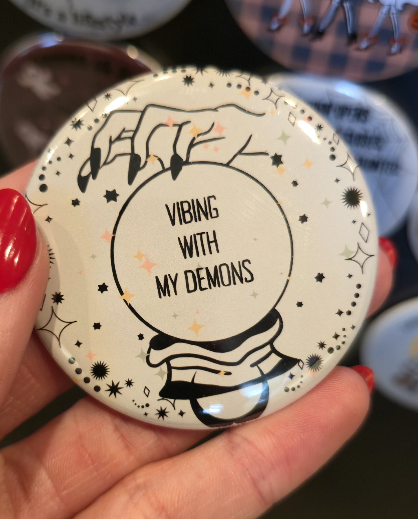 Halloween Magnet Set - Round