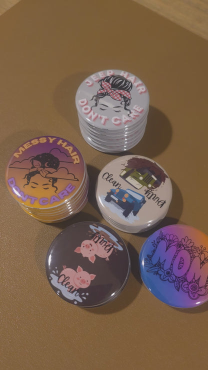 Custom 2.25 Round Photo Magnets (set of 9)