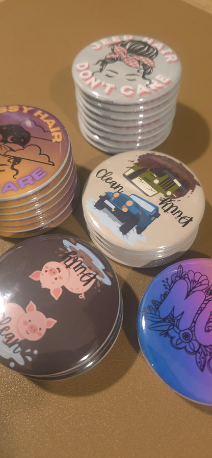 Custom 2.25 Round Photo Magnets (set of 9)